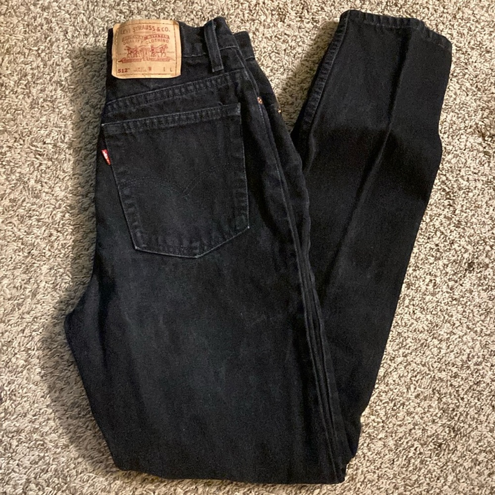 Levi’s Black 515 slim fit tapered leg size 11 L L
